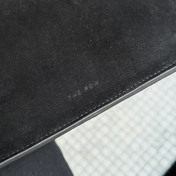 The Row Black Suede Soft Margaux 17 Bag - Picture 9 of 16